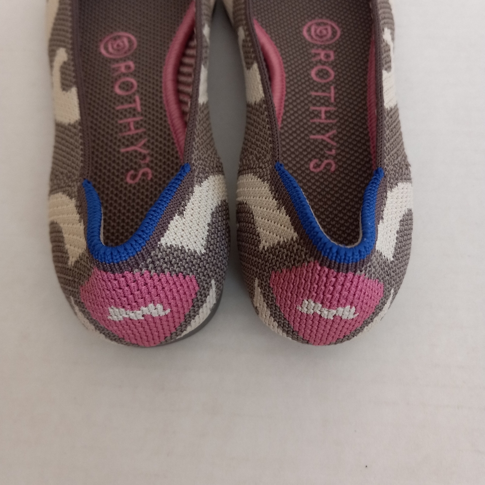 Rothy's The Point Moroccan Rose Shoes  Size 5  New - Picture 5 of 5